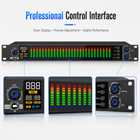 Égaliseur graphique audio professionnel AOFO EQ31SUB, processeur de son 31 bandes, sortie pour subwoofer néodyme métallique 350W