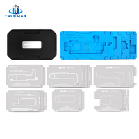 Kit de 21 pièces pour plateforme de reboulage de niveau intermédiaire Relife RL-601T pour iPhone, outil de réparation par soudure, ensemble de moules