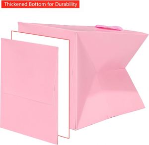 Bolsas de Regalo Elegantes de Papel Kraft con Logotipo Impreso, Reciclables, con Asa, para Bodas, Empaque Sostenible para Recuerdos de Fiesta - Product Image 5