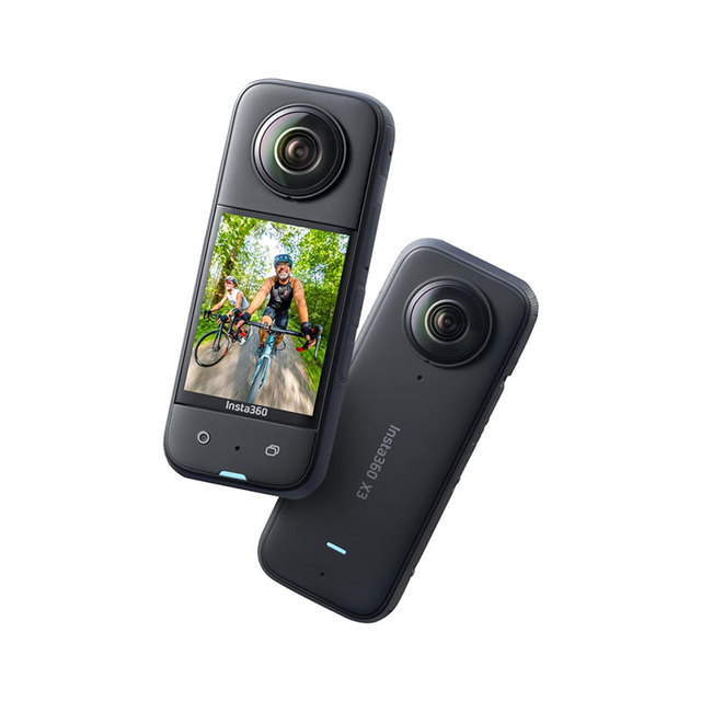 Insta360 X3-360 Action Camera with 5.7K 360 Active HDR Video 4K Waterproof Stabilization 2.29" Touchscreen AI Editing Vlogging