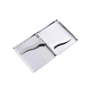 Vente en gros de petits étuis de luxe en métal rétro 100mm <span class=keywords><strong>vintage</strong></span> argenté pour femmes <span class=keywords><strong>porte</strong></span>-boîte mince étui à cigarettes étanche - Product Image 6