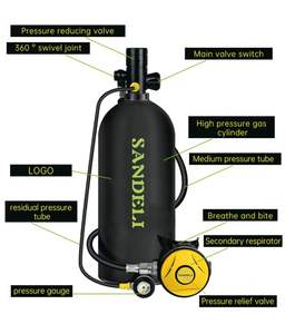 Équipement de <span class=keywords><strong>plongée</strong></span> sous-marine, <span class=keywords><strong>bouteille</strong></span> <span class=keywords><strong>d</strong></span>'<span class=keywords><strong>oxygène</strong></span>, <span class=keywords><strong>bouteille</strong></span> en aluminium pour la <span class=keywords><strong>plongée</strong></span> avec tuba, respiration, 4L, ensemble de réservoirs <span class=keywords><strong>d</strong></span>'air pour la <span class=keywords><strong>plongée</strong></span> sous-marine - Product Image 3