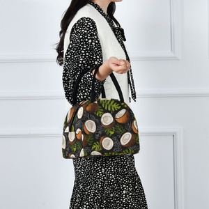 Hawaiian Life Stylish Lunch Bag Naupaka Flower Custom Design Insulation Thermal Tote Cooler Lunch Bag for Picnic Office Worker - Product Image 6