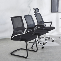 Chaise de bureau ergonomique en maille arquée pour le bureau à domicile, l'ordinateur et le personnel, pivotante et réglable en hauteur