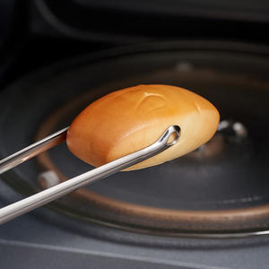 Pinces à barbecue de style coréen en acier inoxydable 304, outil de cuisine résistant à la chaleur pour griller des légumes et des steaks - Product Image 4