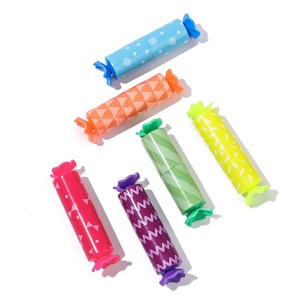 Juego de Marcadores Fluorescentes con Forma de Caramelo, Mini Marcadores Fluorescentes Lindos para Niños con Logotipo Personalizado - Product Image 2
