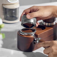 Nivelador de Café Personalizado con Liberación de Gravedad, Herramienta para Baristas de 58 mm, Base Resistente, Distribuidor de Polvo de Café Espresso