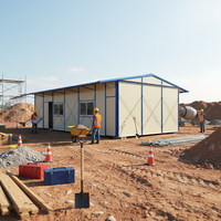 Maison préfabriquée de type K, camp de travail, dortoir démontable, hébergement temporaire pour personnel, panneaux sandwich, bâtiment de bureaux en acier, maison K