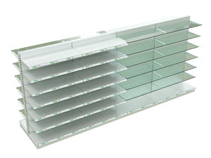 מדפי מתכת חזקים לסופרמרקט עם אביזרים מודולריים לקמעונאות - Product Image 5