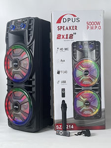 <span class=keywords><strong>Altavoces</strong></span> portátiles de Rodillo doble de 12 pulgadas a la moda, <span class=keywords><strong>altavoces</strong></span> <span class=keywords><strong>grandes</strong></span>, karaoke con <span class=keywords><strong>Bluetooth</strong></span> y micrófono - Product Image 5