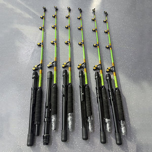 <span class=keywords><strong>Canne</strong></span> à pêche à la traîne réglable pour la pêche en haute mer, 80lb 100lb 130lb, 1,68m, pour thon - Product Image 1