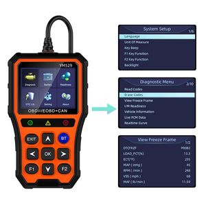 कार डायग्नोस्टिक टूल-ओसीडी 2 स्कैनर एचडी आईपीएस डिस्प्ले, सभी वाहनों के लिए इंजन फॉल्ट कोड रीडर - Product Image 2