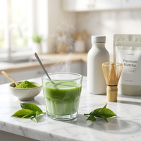 Thé Matcha Cérémonial en Poudre Instantanée – Brique de Thé en Vrac – Prix Usine Bas