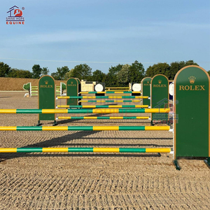 <span class=keywords><strong>Ostacoli</strong></span> per Equitazione in Alluminio Stile Occidentale Elegante e Resistente, Impermeabili in PVC per Allenamento Cavalli - Product Image 1