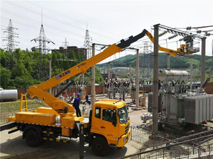 XCMG utilizzato GKS25BH51 25m <span class=keywords><strong>camion</strong></span> montato piattaforma di lavoro aerea <span class=keywords><strong>con</strong></span> secchio - Product Image 3
