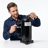 Compresseur rotatif GMCC Original Neuf HSM215V4UFTA 1 tonne 12000 BTU AC 220-240V R-22 avec garantie de 2 ans