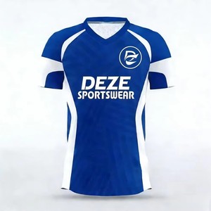 Customizable Colorful Logo Soccer Jersey Top Exclusive for Tournament Matches Club Training Competitive Wear Team Logo Printable - Product Image 3