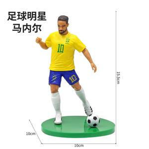 Figurines <span class=keywords><strong>de</strong></span> stars du football, modèle Messi, Ronaldo, Mbappé, Neymar, figurine d'exposition, <span class=keywords><strong>poupée</strong></span> <span class=keywords><strong>de</strong></span> star du football - Product Image 5