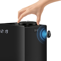 Diffuseurs Métalliques de Luxe Haute Performance avec Contrôle par Application, Machine à Parfum Grise, Diffuseur d'Arômes