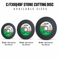 Disque de coupe en résine CF30Q4BF de 12 à 16 pouces pour matériaux de construction en béton