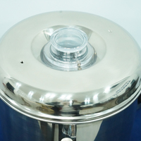 Cafetière percolateur commerciale en acier inoxydable CP10A et urne à eau chaude 10L-idéale pour les événements de restauration