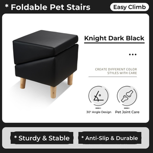<b>Foldable</b> Pet Stairs Small Dog <b>Steps</b> Ottoman Pet Ramp Sofa Side Pet House Furniture Easy Climb - Product Image 1
