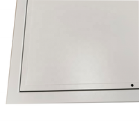Panneau d'accès au plafond en aluminium blanc amovible pour système HVAC moderne, de forme carrée, avec taille personnalisée et installation facile et durable