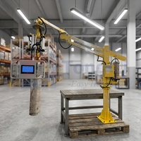 Manipulateur industriel pneumatique pour la manutention de rouleaux de 200 kg avec 90 degrés de rotation °   Flipping for Film Lifting