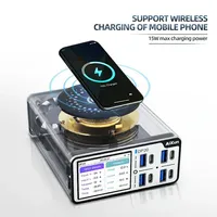 JCID JC AIXUN DP20 chargeur rapide intelligent multifonctionnel de bureau pour téléphones mobiles 200W PD QC FCP outil de réparation de charge rapide