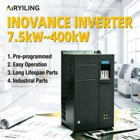 Variateur de fréquence INVT Danfoss MD500T 7,5 kW 10 CV 380 V triphasé AC VFD pour compresseur d'air à vis rotatif, économie d'énergie