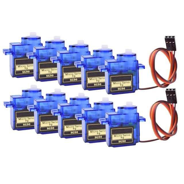 SG90 9g Rotary DC 180 360 Mini Micro Servo Motor Controller Servomotores Metal Plastic Gear for Arduino Machine RC Car Plane