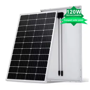 定制太阳能电池板50W 80W 100W 120W 150W 200W 220W单晶硅太阳能电池板单聚光伏太阳能电池板