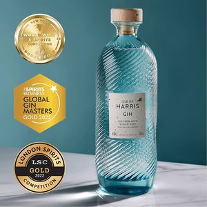 Ginebra Artesanal <span class=keywords><strong>Premium</strong></span> Harris, 70cl, Sellada con Corcho, Empaquetada en Cartón con Estampado en Caliente - Product Image 3
