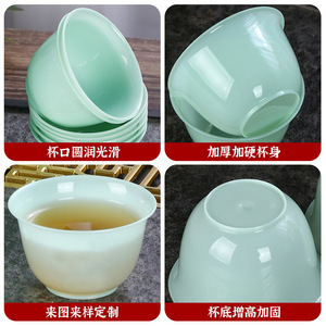 Tasses à thé jetables en plastique rigide de qualité alimentaire, résistantes aux hautes températures, épaissies, petite taille, pour le thé de l'après-midi - Product Image 4
