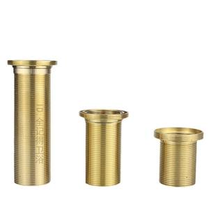 Réducteur de tuyau fileté à hauteur accrue pour robinet de lavabo, matériel de montage en cuivre, écrou fileté allongé, accessoires d'installation - Product Image 1