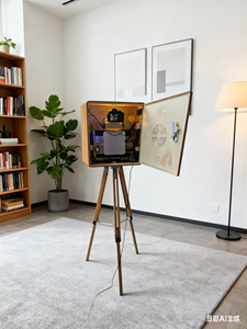 บูธถ่ายภาพกระจกวิเศษลดราคาพิเศษ พร้อมหน้าจอสัมผัส กล้องถ่ายรูปในตัว และเครื่องพิมพ์ (ตัวเลือกเสริม)  พร้อมกระเป๋าเดินทางแบบแข็ง  <span class=keywords><strong>สี</strong></span>เมทัลลิก - Product Image 5