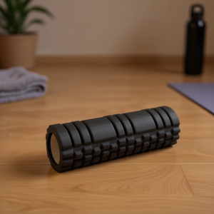 Classic Black 45x14CM Yoga Pillar Durable <b>Foam</b> <b>Rollers</b> for Stretching and Exercise - Product Image 3