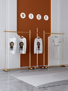 Espositore Verticale per Abbigliamento in Acciaio Inossidabile, Adatto per Negozi di Abbigliamento Femminile, per Scaffali Espositivi - Product Image 6