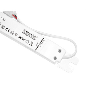 Driver LED linéaire étanche DC24V AC-DC 60W pour intérieur, boîtier plastique, protection IP20, gradation 0-10V/PWM/<span class=keywords><strong>Dali</strong></span>, certifié CE - Product Image 5