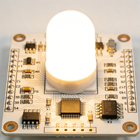 Module de commande et assemblage de PCB pour lampe à capteur, carte de circuit imprimé, conception personnalisée OEM/ODM, chargement USB, petites veilleuses LED