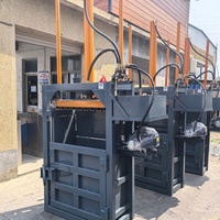 Presse à balles semi-automatique carrée 2025, 10-100T, hydraulique verticale, pneus, aluminium, canettes, plastique, papier, compacteur vertical de déchets