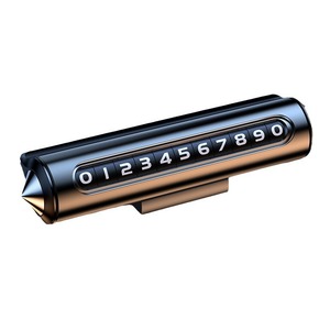 Herramienta de Escape para Auto, Placa de Estacionamiento Temporal Oculta Giratoria de Metal con Número de Matrícula para Uso de Emergencia en Vehículos - Product Image 1