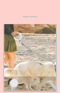 Correa Retráctil Redonda para Perro con Luz LED y Logotipo Personalizado al por Mayor, con Bolsa Biodegradable para Excrementos - Product Image 5