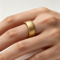 Bague de mariage en silicone pour homme King Will, ultra fine, 1,8 mm, plaquée or rose, incrustation marron, confortable, hypoallergénique, taille 8