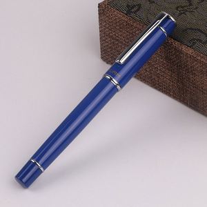 Custom Glossy Piano Paint Twist <b>Metal</b> <b>Roller</b> Pen With Triple Silver Trim Rings, Bright Color Rotating Executive Signature Pen - Product Image 5
