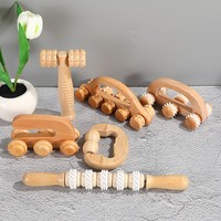 Outil de massage corporel portatif simple pour le ventre, les mollets, les jambes, brûleur de graisse, amincissant, rouleau de massage pour le dos, les épaules et les jambes