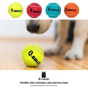 Kauçuk küçük Fetch oyuncak minik markalı toplu spor Pet köpek için 4cm Mini tenis topu köpek - Product Image 3