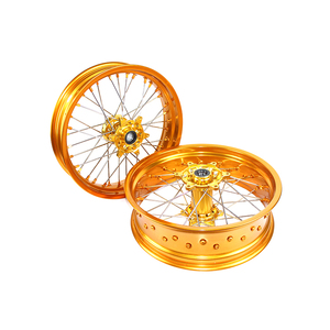 Llantas delanteras y traseras YZ250F YZ450 para bicicleta de aleación de aluminio, llantas de supermoto de 17 pulgadas, cerchi <span class=keywords><strong>motard</strong></span> - Product Image 4