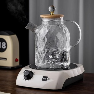 Bouilloire en verre borosilicate de haute qualité avec couvercle, grande capacité, pichet à eau froide pour usage domestique - Product Image 2