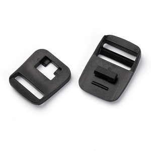 <b>Plastic</b> Adjustable <b>Sliding</b> Buckle 20mm Black Durable For Bags Backpacks Accessories - Product Image 3